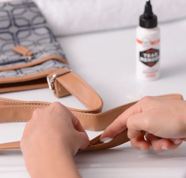 Use Tear Mender To Repair Expensive Leather Accessories